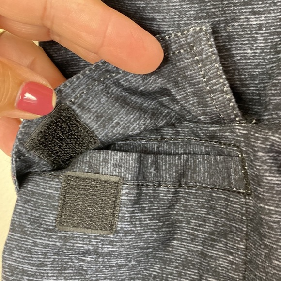 Old Navy Mens Heathered Charcoal Cargo Swim Shorts XXL Quick-Dry Polyester - Picture 4 of 6